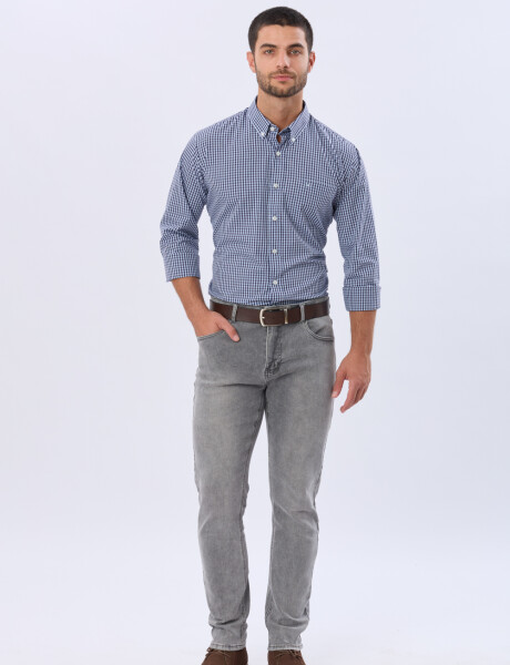 PANTALÓN DE JEAN SKINNY Gris
