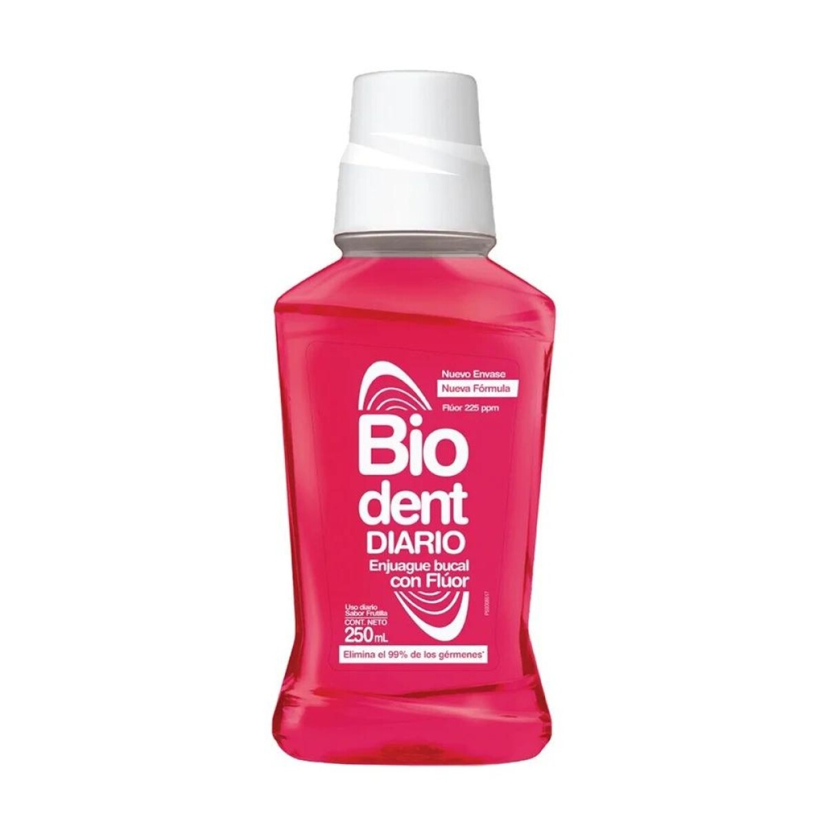 Enjuague Bucal Diario Biodent Frutilla 250 ml 