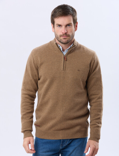 BUZO DE LANA DE ABRIGO Tostado