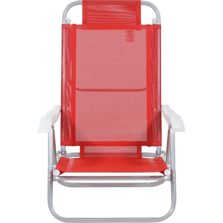 Silla Alta Bel Aluminio Comfort Poliéster De Pvc Ub ROJO