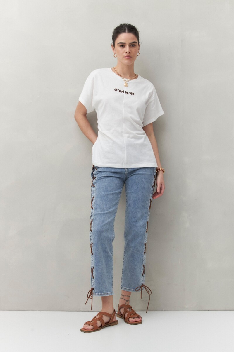 REMERA MILERA Blanco