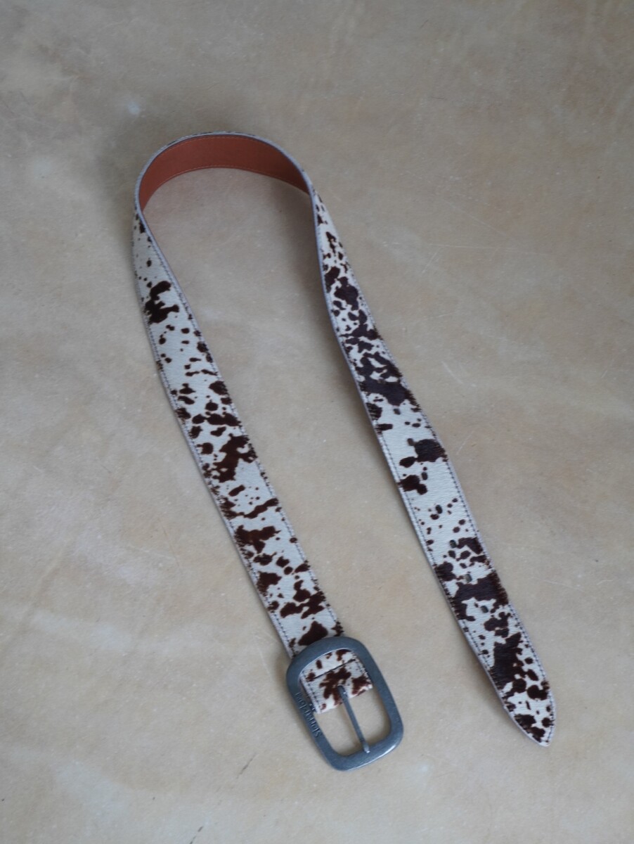 Total Print Belt - Blanco / Plateado 