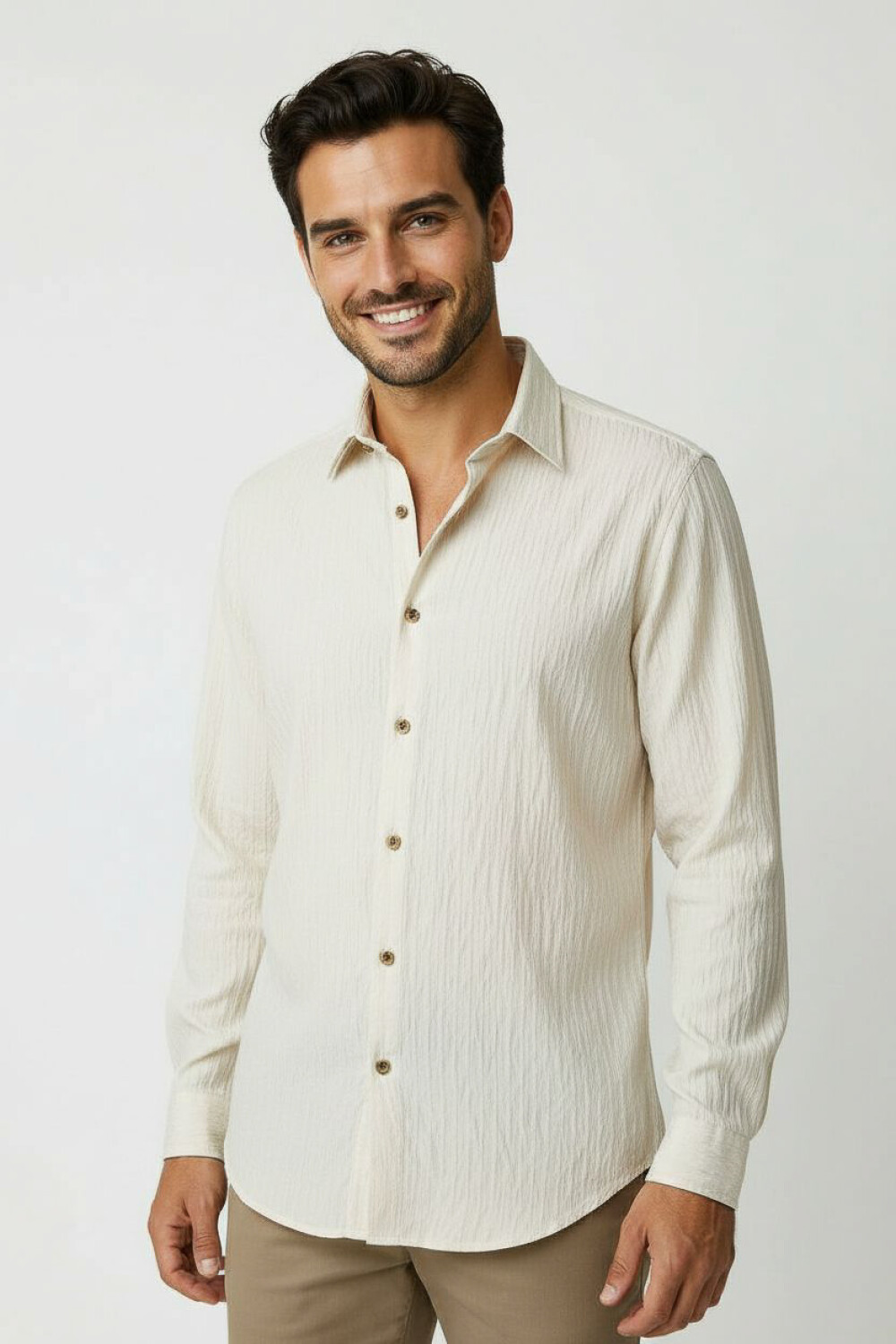 Camisa Nico Caqui
