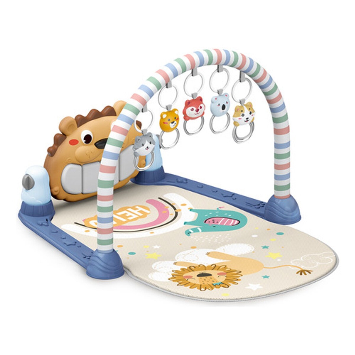 Gimnasio para Bebés con Piano de León 250205 - AZUL 