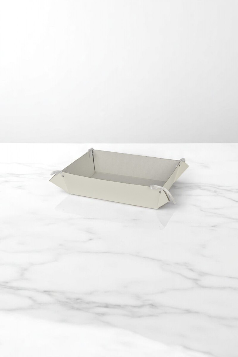 Canasta con cinta 28,5x19x8 cm. - PERLATO 