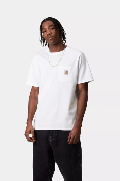 S/S POCKET T-SHIRT Blanco