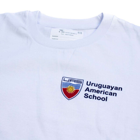 Remera manga corta Uruguayan American School