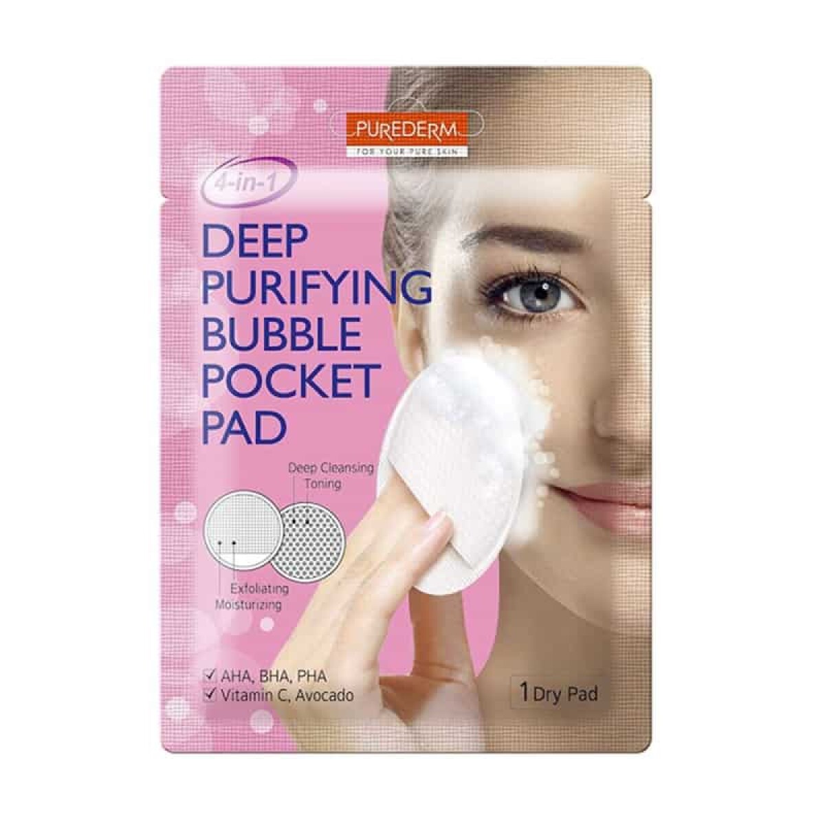 Purederm Deep Purifyinjg Bubble Packet Pad 
