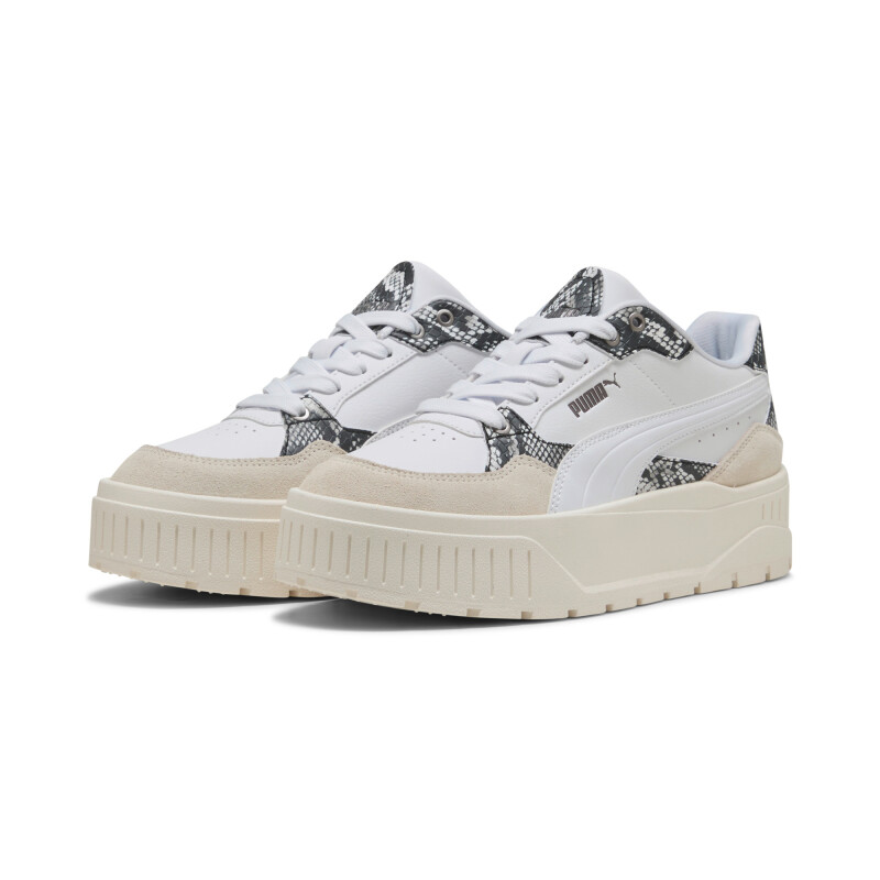 Zapatillas Karmen II Idol Snake Chic de Mujer Blanco