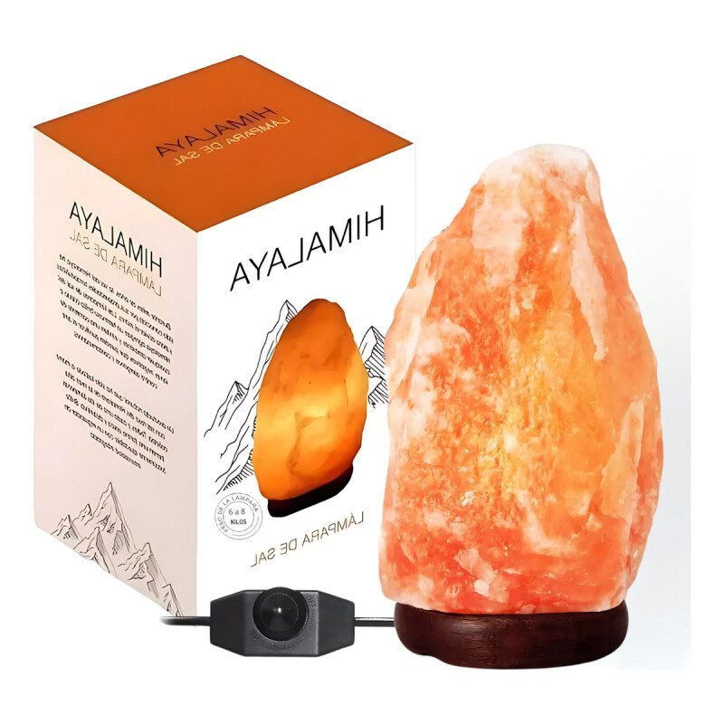 Lámparas De Sal Del Himalaya Calidad 6 - 8kg Originales. Naranja