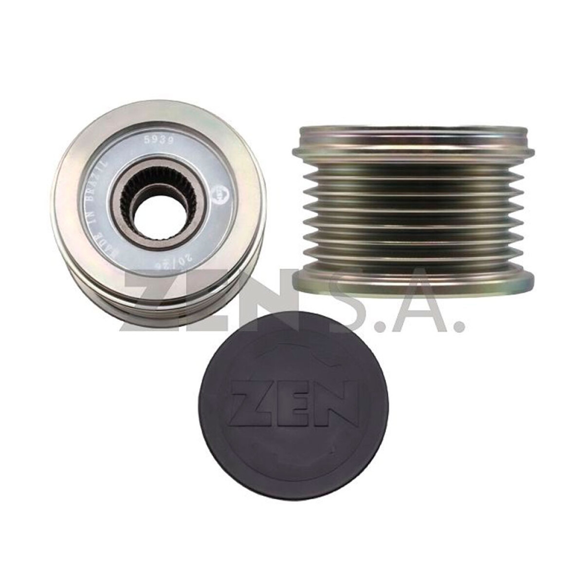 POLEAS ALT.Y DINAMO - TOYOTA HILUX FLEX 2.7 7R 57.5 EXT S/BOSCH ZEN 