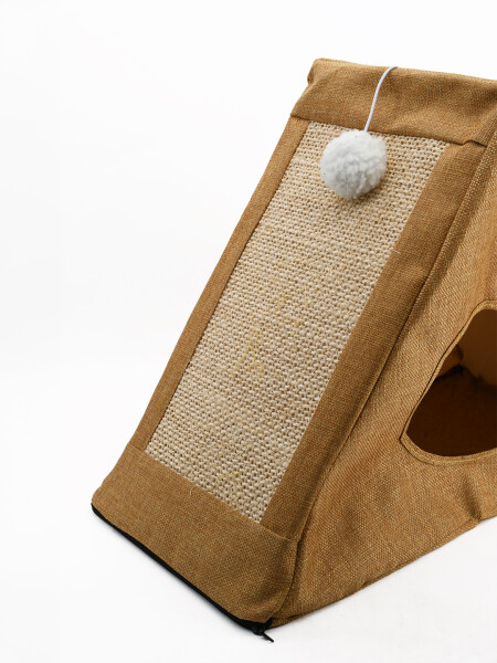 CARPA GATO CON RASCADOR BEIGE