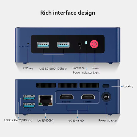 Mini Pc Beelink Mini S13 N150 16GB 500GB WIN11 Pro 001