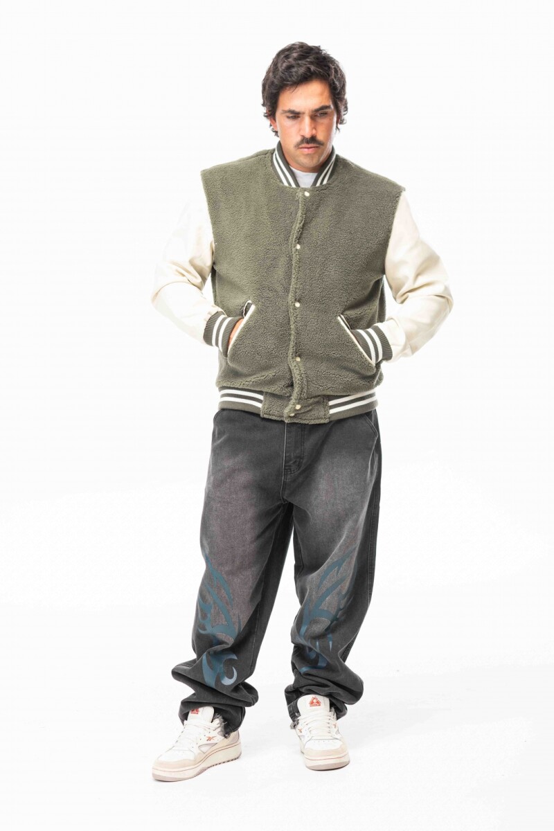 Campera PELUCHE VERDE