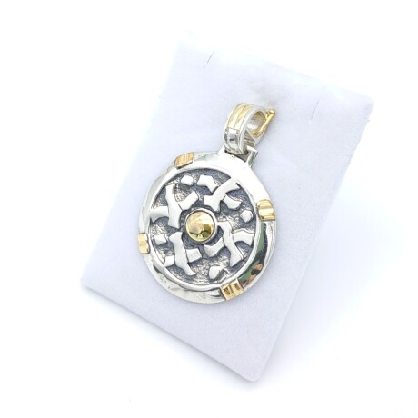 Colgnte de plata 925 y double de oro 18 ktes. Colgnte de plata 925 y double de oro 18 ktes.