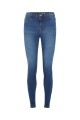Jeans Callie. Tiro Alto, Skinny Fit Medium Blue Denim