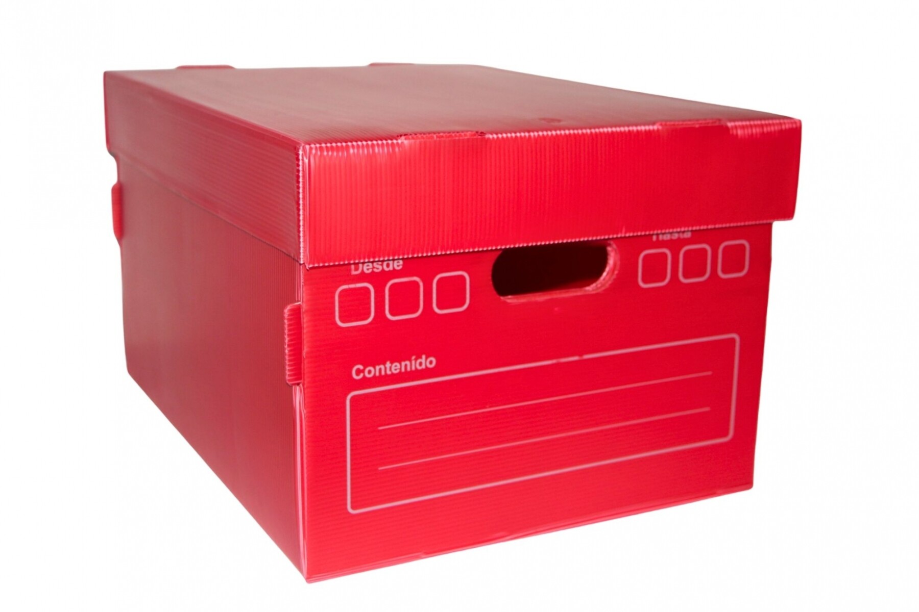 CAJA BIBLOS MULTIUSO - COLOR ROJO 