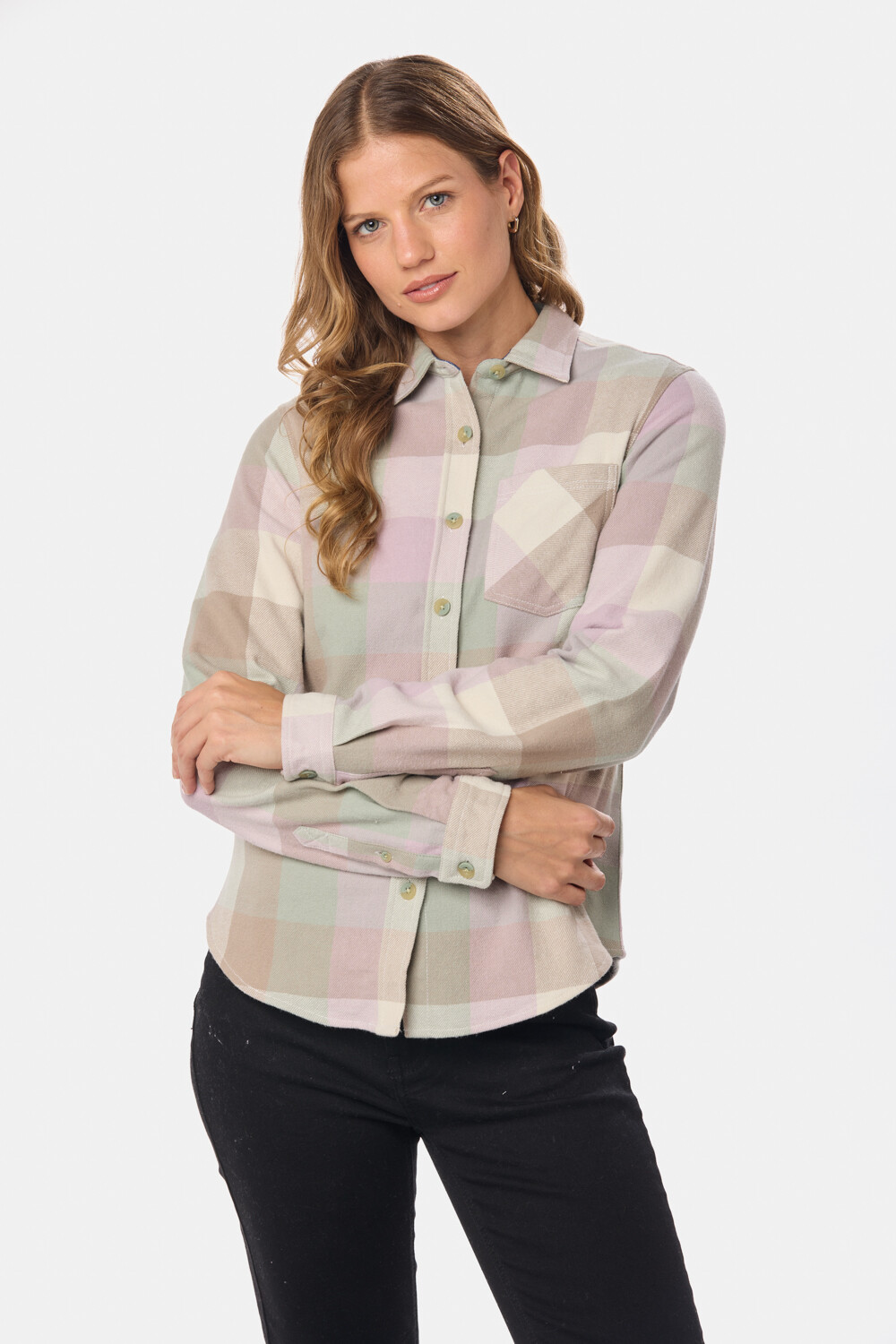 CAMISA DE VIYELA Lila