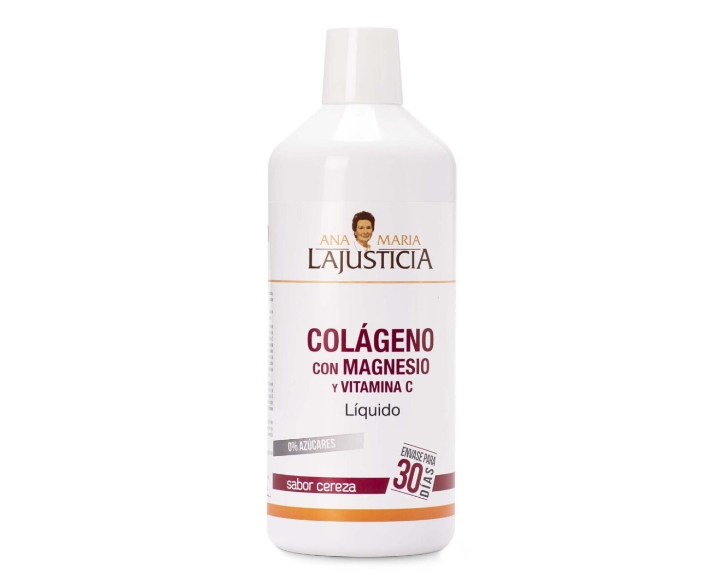 Ana María Lajusticia Colágeno con Magnesio + Vitamina C Sabor cereza (1L) 