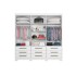 Ropero Abba 3 puertas Deslizante NT5030 Notavel Blanco Ropero Abba 3 puertas Deslizante NT5030 Notavel Blanco