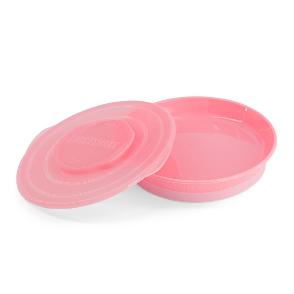 Twistshake Plato Rosa 6+m Unid
