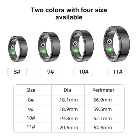 Anillo Inteligente Smart Colmi R02 NEGRO