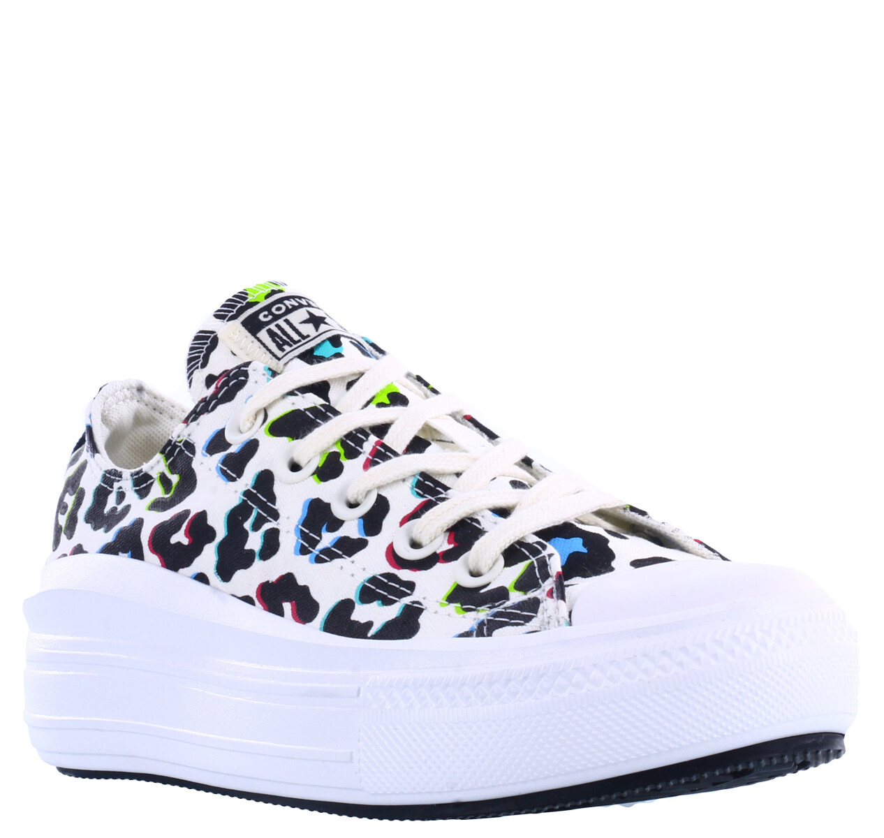 Ctas Move OX Converse - All Star - Blanco/Animal Print 