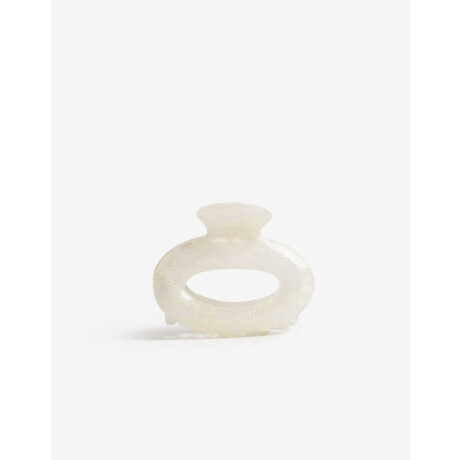 Broche Redondo Calado Amarillo Medio