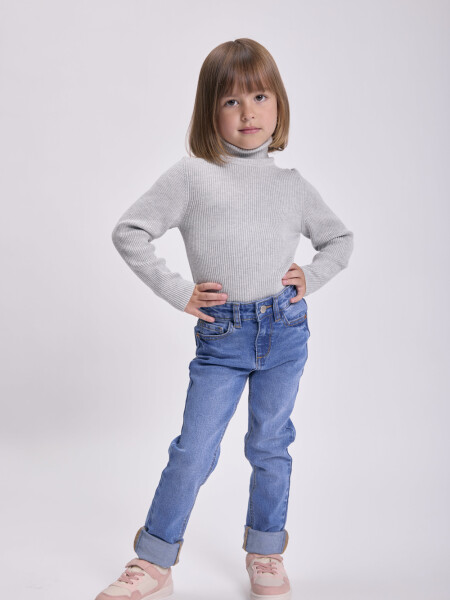 Pantalón jean skinny Azul Medio