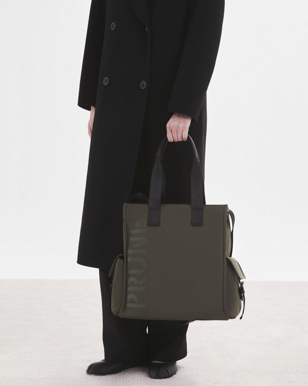 Cartera Al Hombro Light Nylon Negro Verde