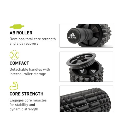 Rolo con Rueda Negro Adidas Rolo con Rueda Negro Adidas