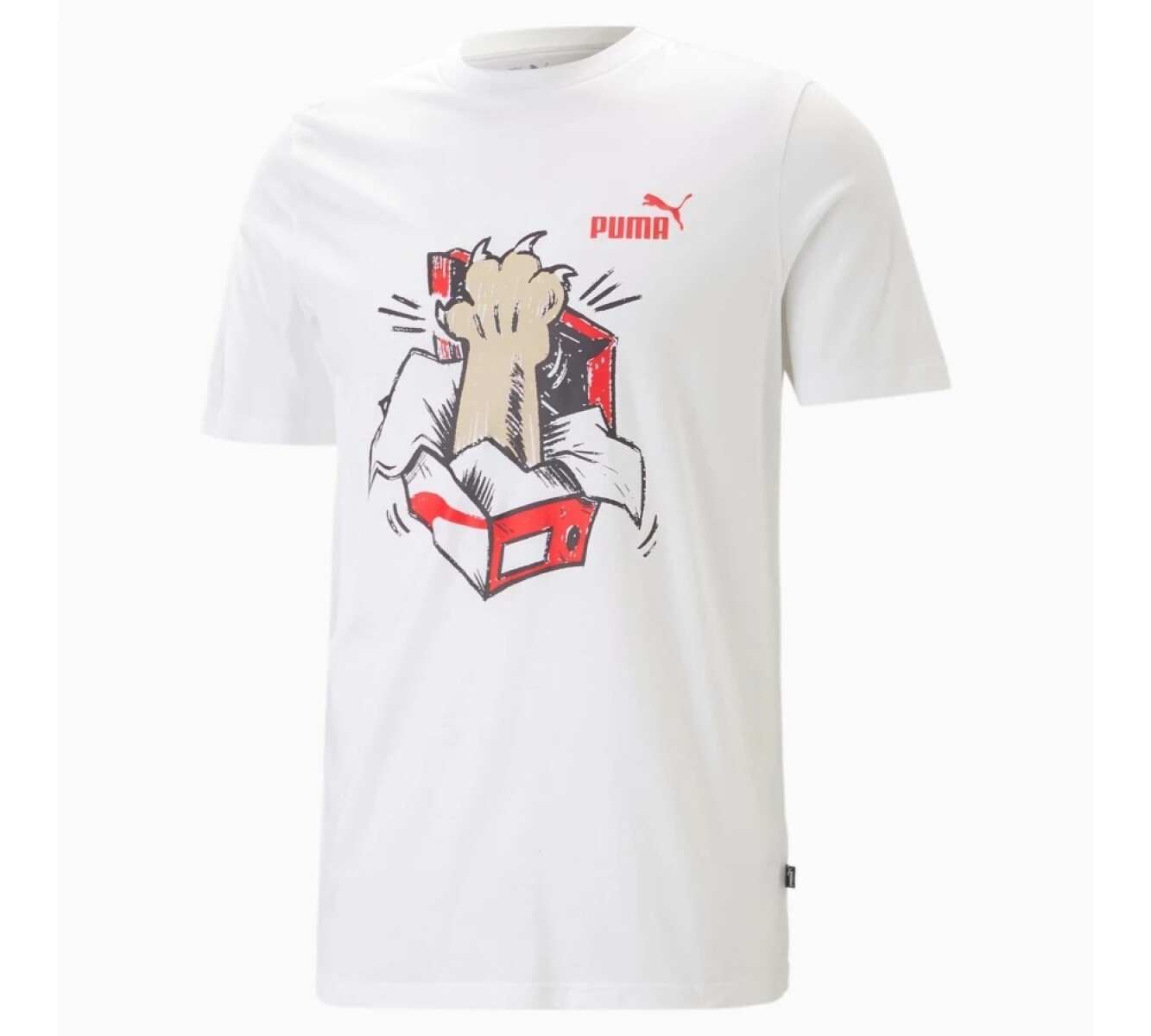 Remera de Hombre Puma Graphics Puma - Blanco 