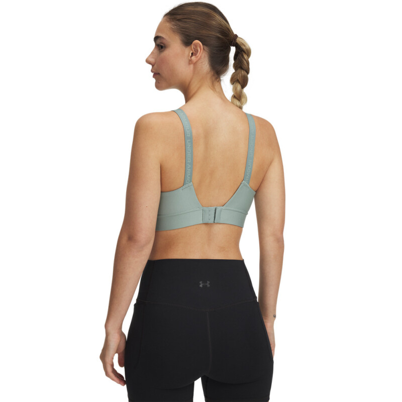 UA Infinity Mid 2.0 Bra-ORG GRN-348