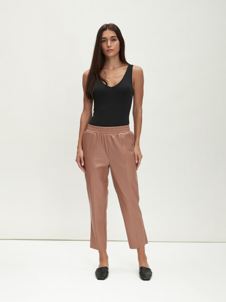 PANTALON OPALO MARRON MEDIO