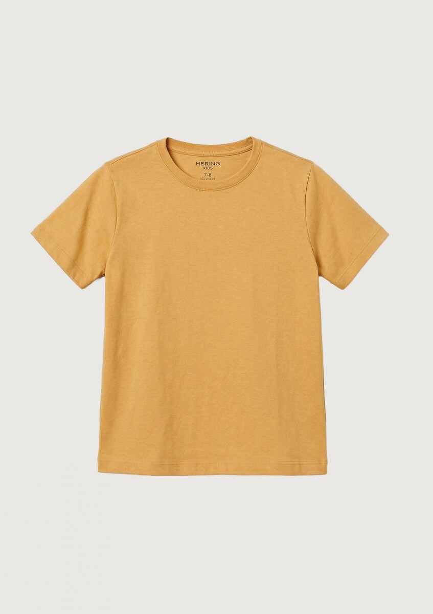 CAMISETA BÁSICA INFANTIL - AMARILLO 