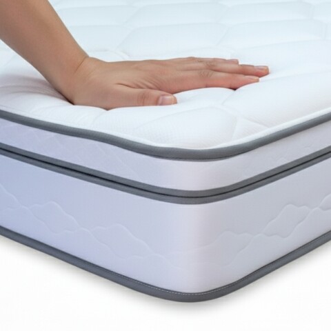 [OUTLET] Colchón King Trento Espumas Suaves Pillow Top Resortes y Tela Jacquard 110 Kg [Manchas por Humedad] [OUTLET] Colchón King Trento Espumas Suaves Pillow Top Resortes y Tela Jacquard 110 Kg [Manchas por Humedad]