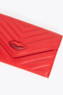 MAXI BILLETERA LIPSTICK FLAP Rojo