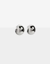 Aros Argollas Metal Argollas Metal Bold - Plateado Rodio