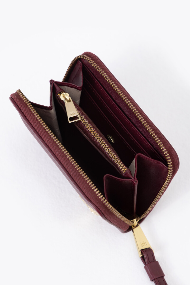 BILLETERA LADY BUG SMALL Bordo