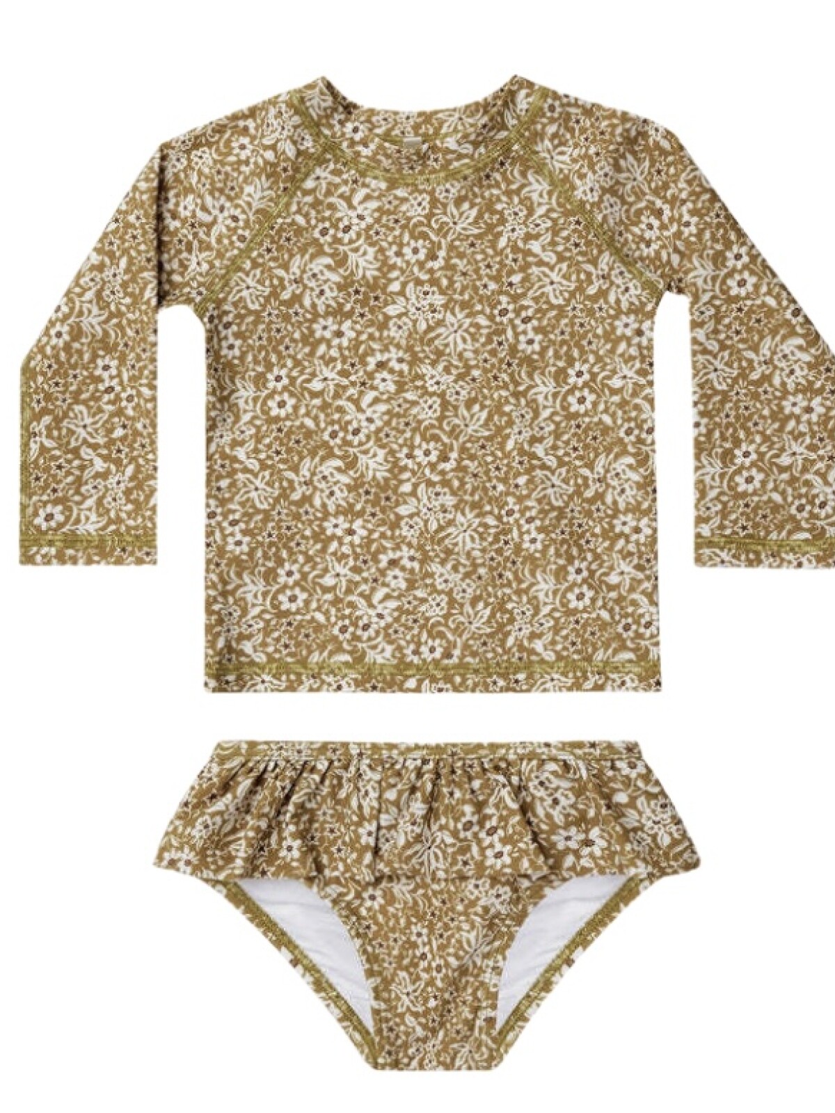 Traje de Baño Remera y Bombacha Ocre (UV UPF 50+) Traje de Baño Remera y Bombacha Ocre (UV UPF 50+)