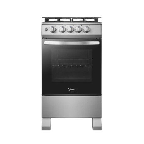 Cocina a gas Midea 62L MFO-MG20TCUSL Inox/Negro