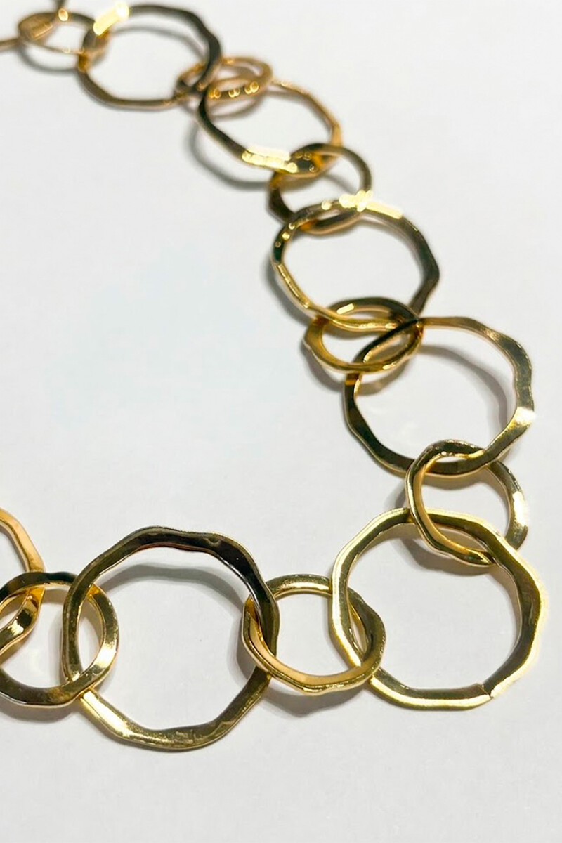 COLLAR ARO IRREGULAR ORO
