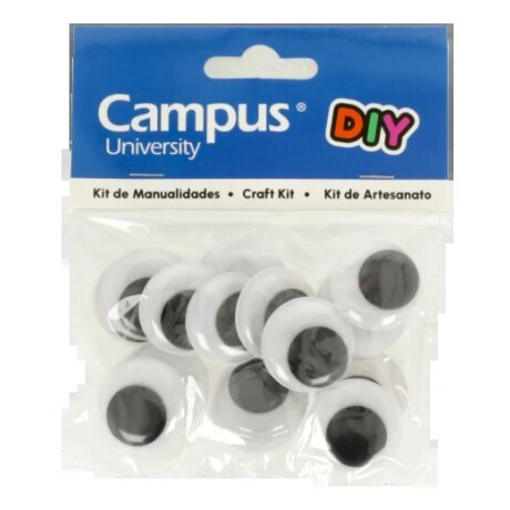 Ojitos plásticos Campus 25mm 15 unidades Ojitos plásticos Campus 25mm 15 unidades