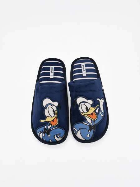 PANTUFLA DONALD AZUL.