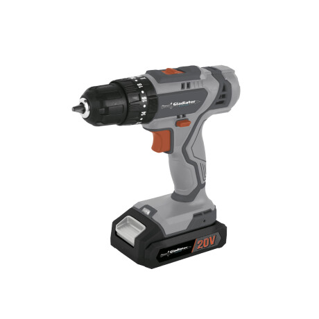Taladro Gladiator Atornillador Percutor TPG613/1/20C1 C/Bateria