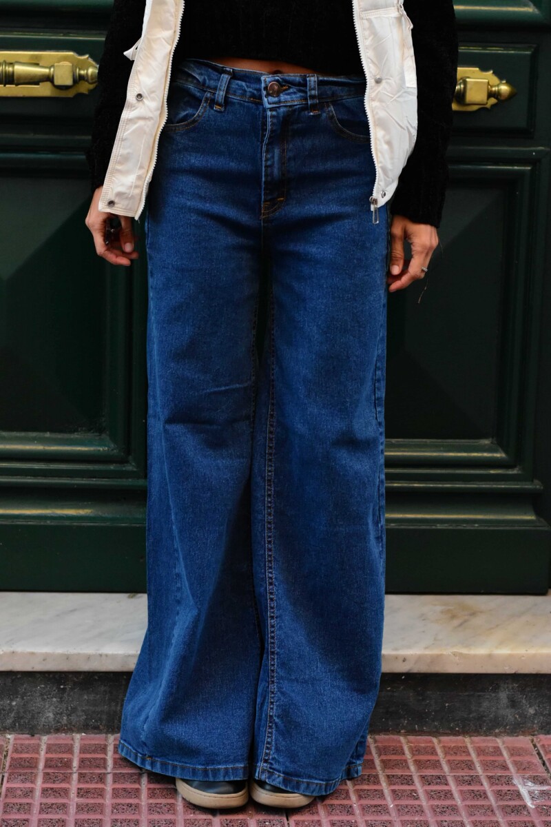 Jean mega ancho Azul