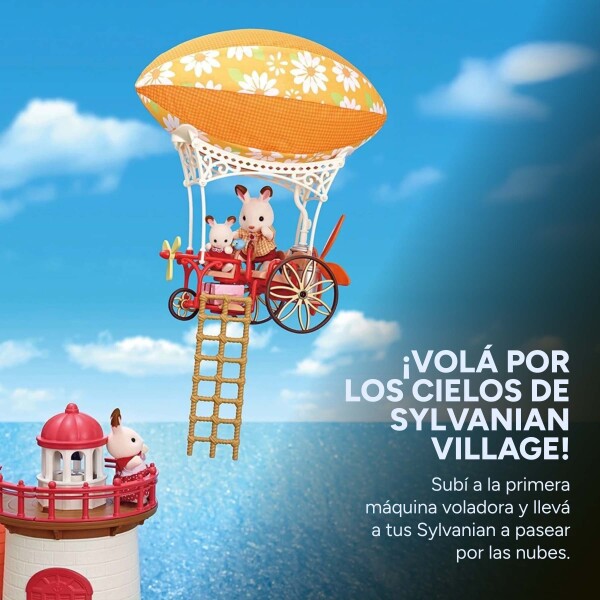 Sylvanian Families Casa Muñeco Faro Luz Bici Globo Aero Sylvanian Families Casa Muñeco Faro Luz Bici Globo Aero