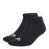 Medias Unisex Adidas x3 Low Negro - Blanco