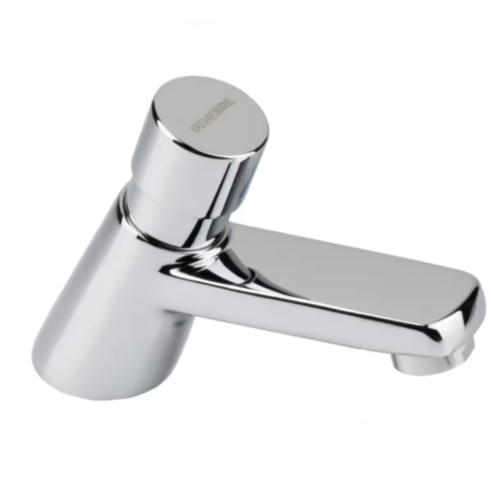 Grifería de lavatorio temporizada de mesada Genebre Grifería De Lavatorio Temporizada De Mesada Genebre