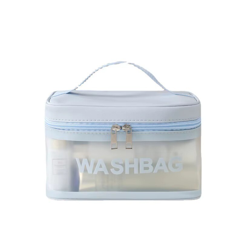 Necessaire Impermeable Ideal Maquillaje Celeste
